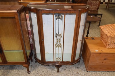 Lot 332 - A bow front china display cabinet