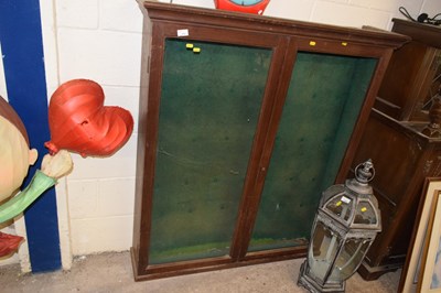 Lot 353 - A late 19th Century two door cupboard, glass...