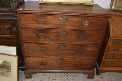 Lot 361 - A George III mohogany chest with four...