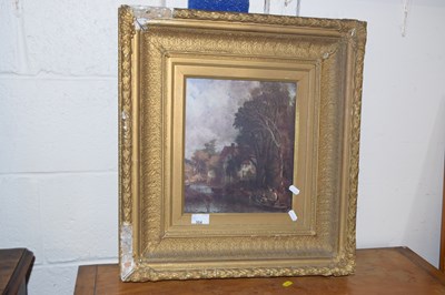Lot 364 - The Valley Farm, coloured print on board after...