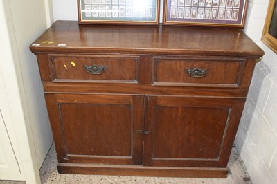 Lot 372 - Late Victorian mahogany sideboard