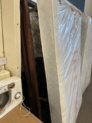 Lot 680 - Staples - Single bed frame and made to measure...
