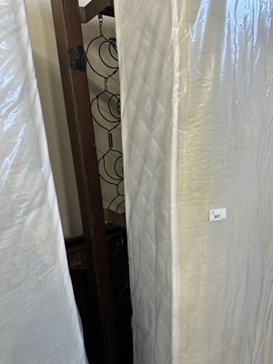 Lot 681 - Staples - single bed frame and with custom...