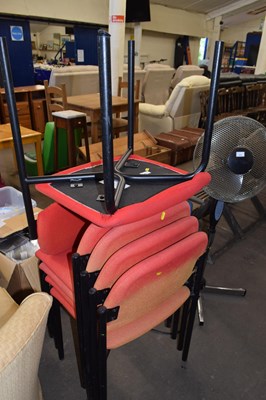 Lot 693 - Five various office side chairs
