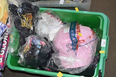 Lot 709 - Box of various baseball caps etc