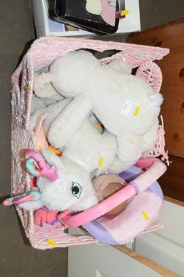 Lot 713 - Basket of soft toys