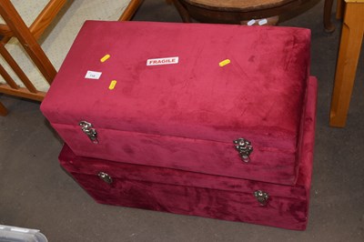 Lot 718 - Two storage boxes