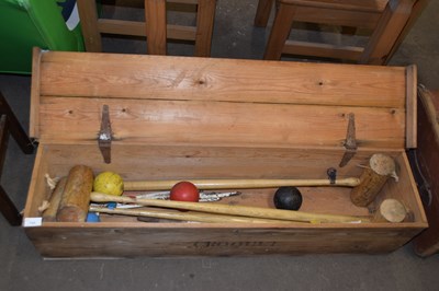 Lot 720 - Boxed croquet  set