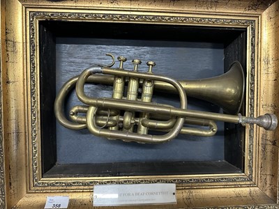 Lot 358 - Instrument for a deaf cornettist