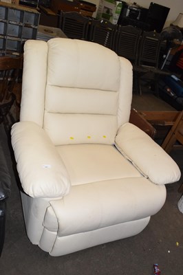 Lot 727 - A cream armchair