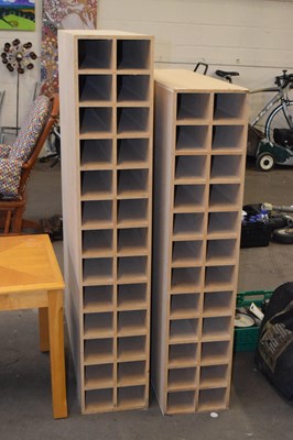 Lot 774 - Two sets of MDF pigeon holes