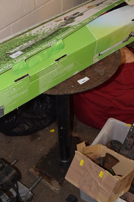 Lot 784 - Metal topped garden table