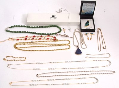 Lot 239 - A mixed lot: to include a Swarovski necklace,...