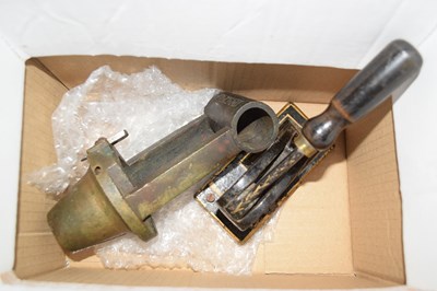 Lot 11 - Vintage desk embosser and one other