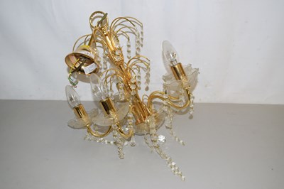 Lot 24A - Modern five branch light fittings
