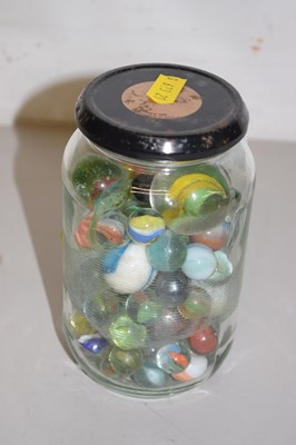 Lot 65 - A jar of marbles