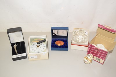 Lot 120 - Mixed Lot: Halcyon Days enamel box, a...