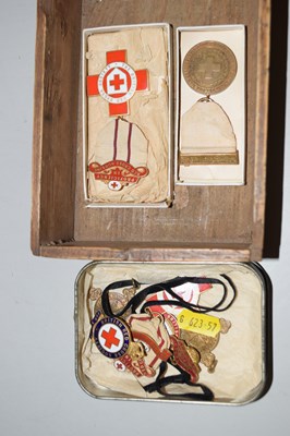 Lot 161 - A group of various Red Cross badges