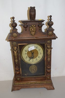 Lot 176 - Late 19th Century mantel clock in...