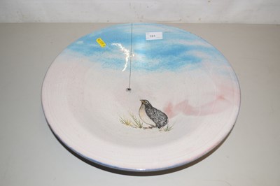 Lot 181 - A circular bowl, signed Enrique 1986