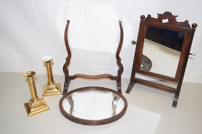 Lot 187 - Two 19th Century dressing table mirrors and a...
