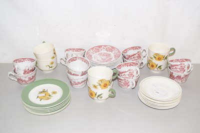 Lot 191 - Mixed Lot: Royal Tudor tea wares together with...