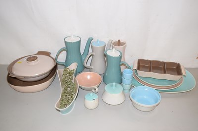 Lot 206 - Quantity of vintage Poole tea and table wares