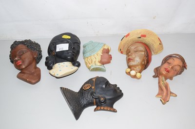 Lot 212 - Group of Bossons and other wall plaques