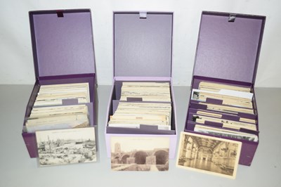Lot 218 - Three boxes of French early to mid 20th...