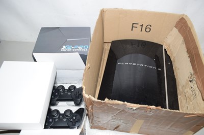 Lot 234 - A Playstation 3 together with an X2 Pro Super...