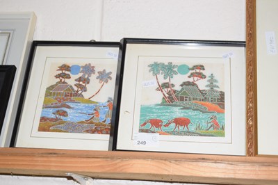 Lot 249 - A pair of Far Eastern studies of figures