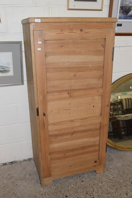 Lot 273 - A pine single door cupboard