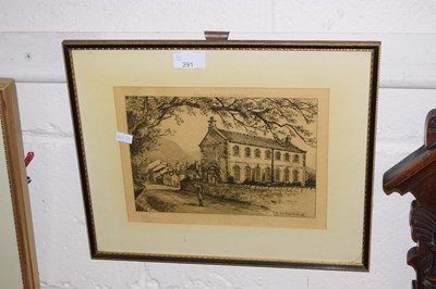 Lot 291 - Monochrome print The Old School Sedbergh