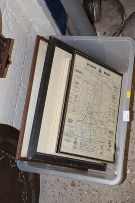 Lot 303 - A box of various mixed pictures