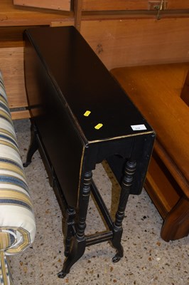 Lot 318 - A Victorian aesthetic style ebonised...