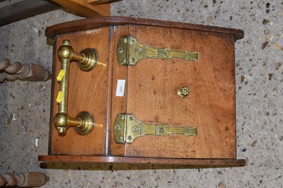 Lot 321 - Victorian brass mounted coal box