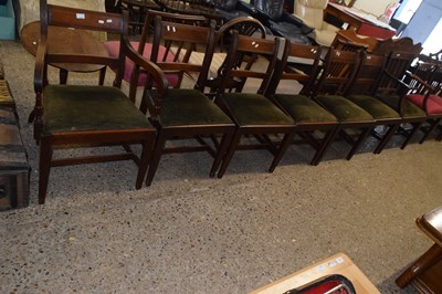 Lot 326 - A set of six early 19th Century mahogany bar...