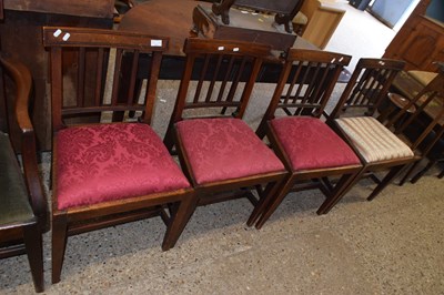 Lot 327 - A set of five early 19th Century mahogany bar...