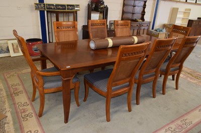 Lot 361 - A large 20th Century extending dining table...