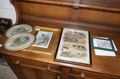 Lot 370 - Archibald Thorburn, small coloured print of a...