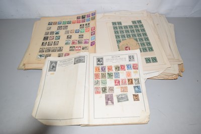 Lot 512 - A world stamp collection on leaves