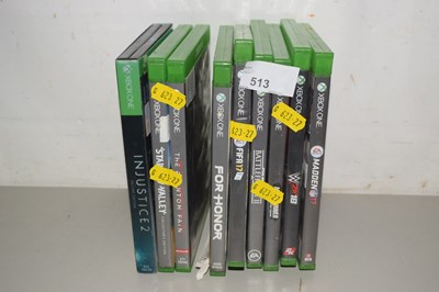 Lot 513 - A quantity of XBox games