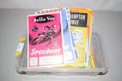 Lot 529 - Box of Norwich Speedway programs