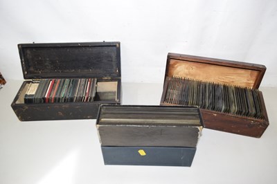 Lot 539 - A group of three boxes of various glass...