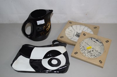 Lot 560 - A vintage pub jug, clutch bag and two...