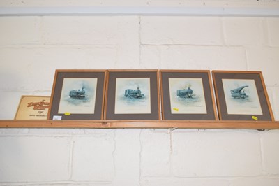 Lot 563 - David Shepherd, four coloured railway prints...