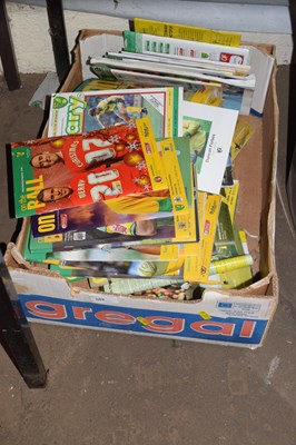 Lot 582 - One box of Norwich City Football programs