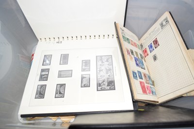 Lot 377 - Box of various albums of world stamps