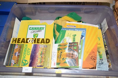 Lot 688 - Collection of assorted Norwich City Football...