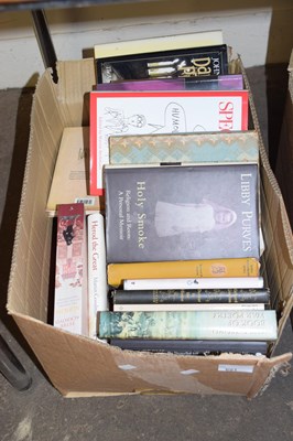 Lot 691 - Box of various books including religious...